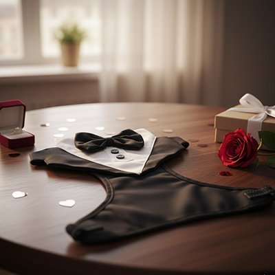 Harnais chien | Élégant Smoking - Chien Trotteur