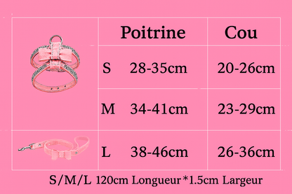 Harnais chiot | Glamour - Confort - Chien Trotteur
