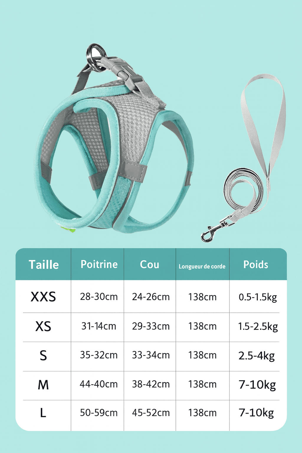 Harnais chiot | Ultra - Confort - Chien Trotteur