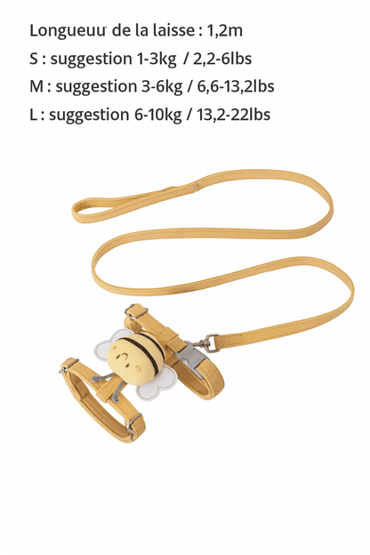 Harnais pour Chien | Design - Abeille - Chien Trotteur