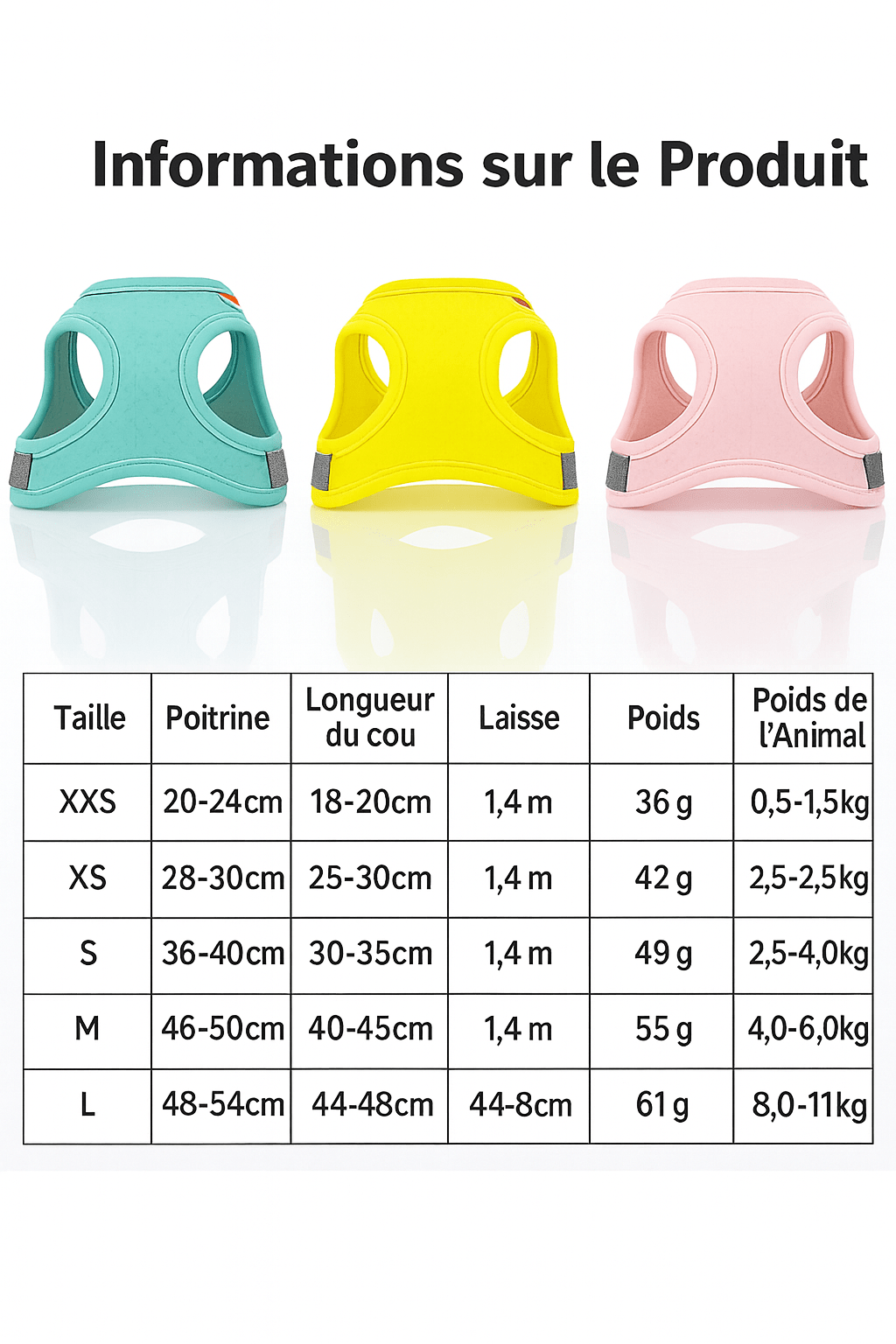 Harnais pour petit Chien | ComfortPlus - Chien Trotteur