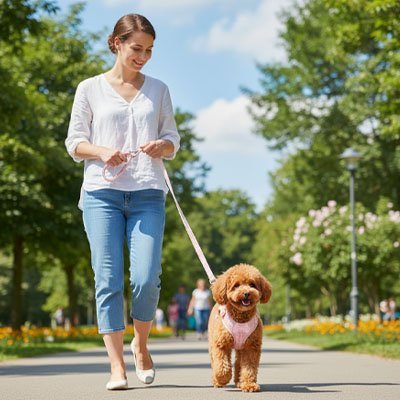 Harnais pour petit Chien | Confort Élégant - Chien Trotteur