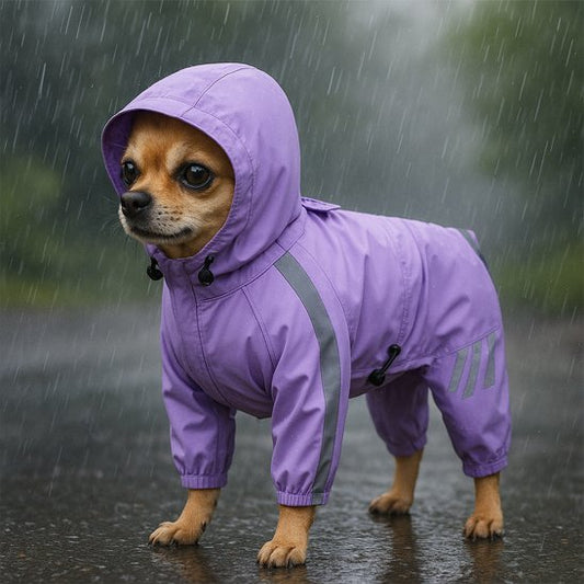 Manteau pour chien | Imperméable Réféchissante - Chien Trotteur