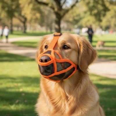 Muselière pour chien | Confort Ajustable - Chien Trotteur
