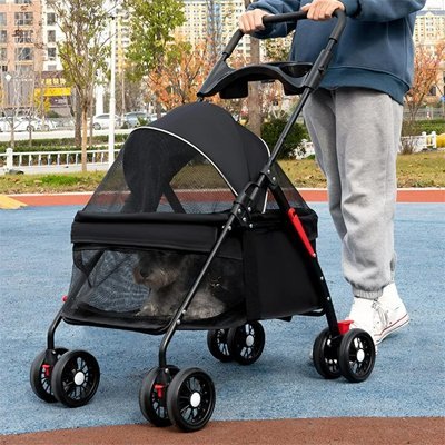 Poussette pour Chien | Confort Pratique - Chien Trotteur