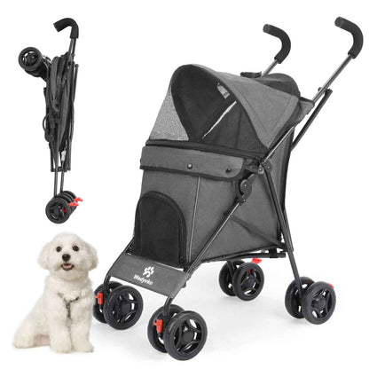 Poussette pour Chien | Confort Premium - Chien Trotteur