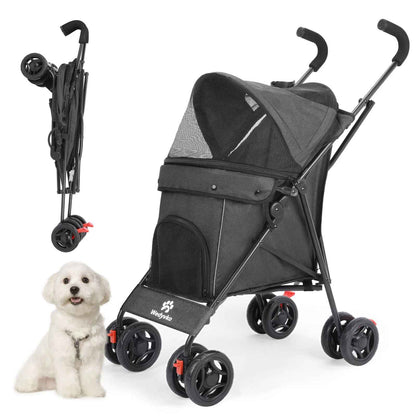 Poussette pour Chien | Confort Premium - Chien Trotteur