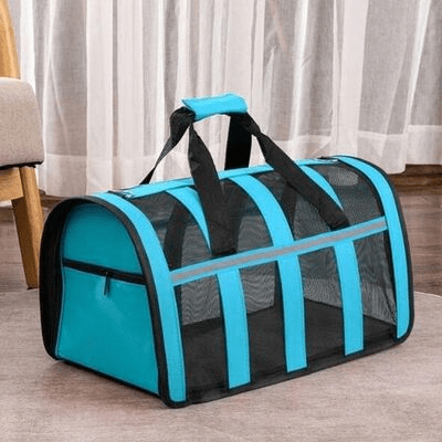 Sac de Transport Chien - MeshPetCarrier™ - Bleu - Chien Trotteur