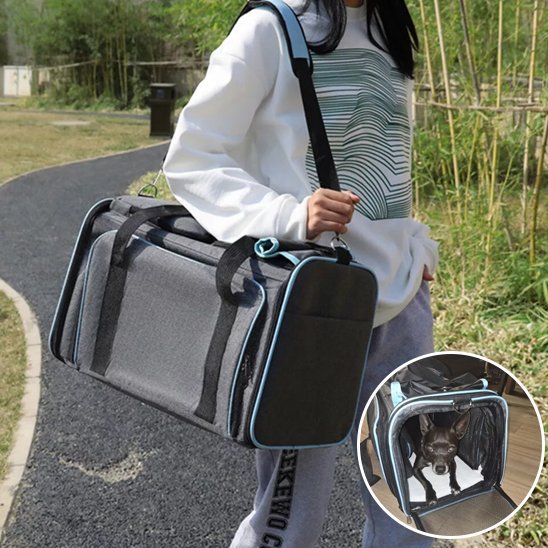 Sac de transport pour chien | Voyage Spatieux - Chien Trotteur