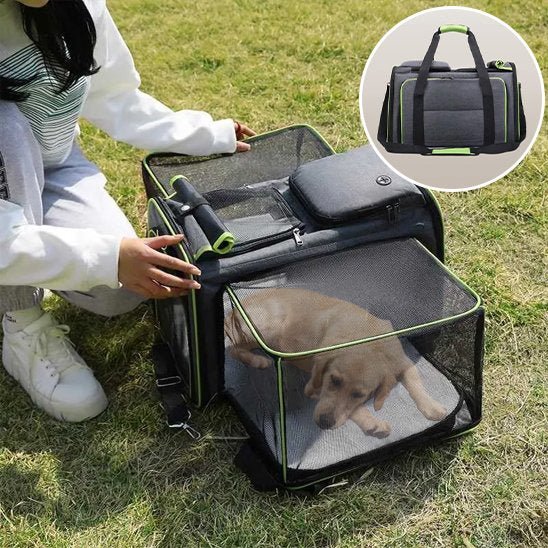 Sac de transport pour chien | Voyage Spatieux - Chien Trotteur