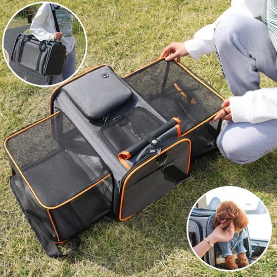 Sac de transport pour chien | Voyage Spatieux - Chien Trotteur