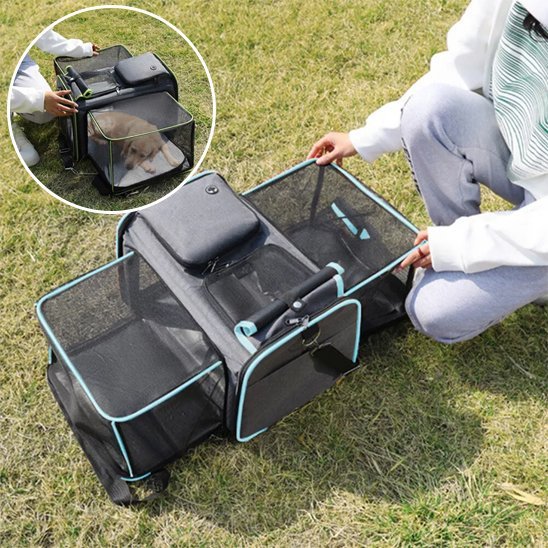 Sac de transport pour chien | Voyage Spatieux - Chien Trotteur